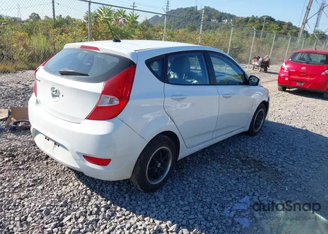 2016 Hyundai Accent Se z USA, uszkodzony, nr VIN KMHCT5AE0GU238697